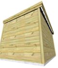 AF4,2x2,5x2,21 5 Abri jardin en pin sylvestre autoclave classe 3, bois issu de forêts gérées durablement