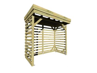 ABRI Bois de Chauffage - 2,15x1,31m - Pin Sylvestre traité Autoclave - 3 stères