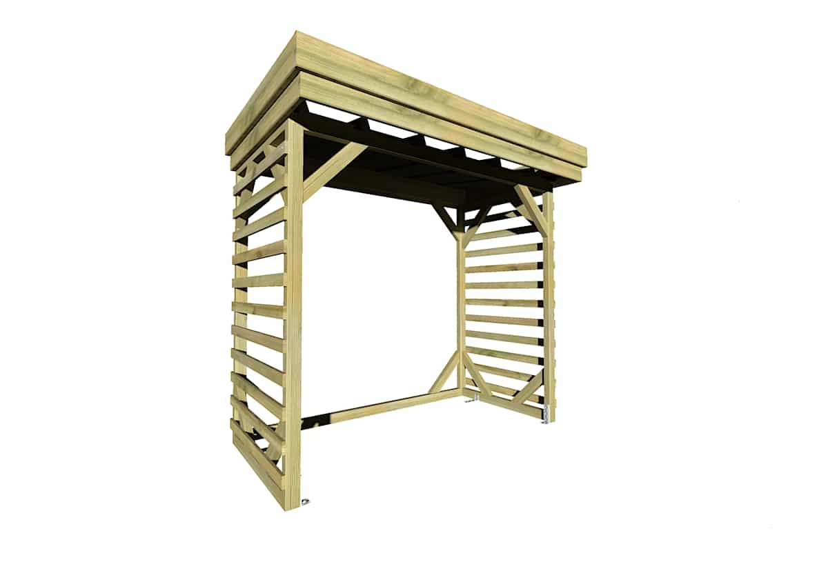 ABRI bûches Bac Acier