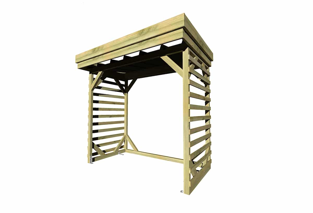 ABRI bûches Bac Acier