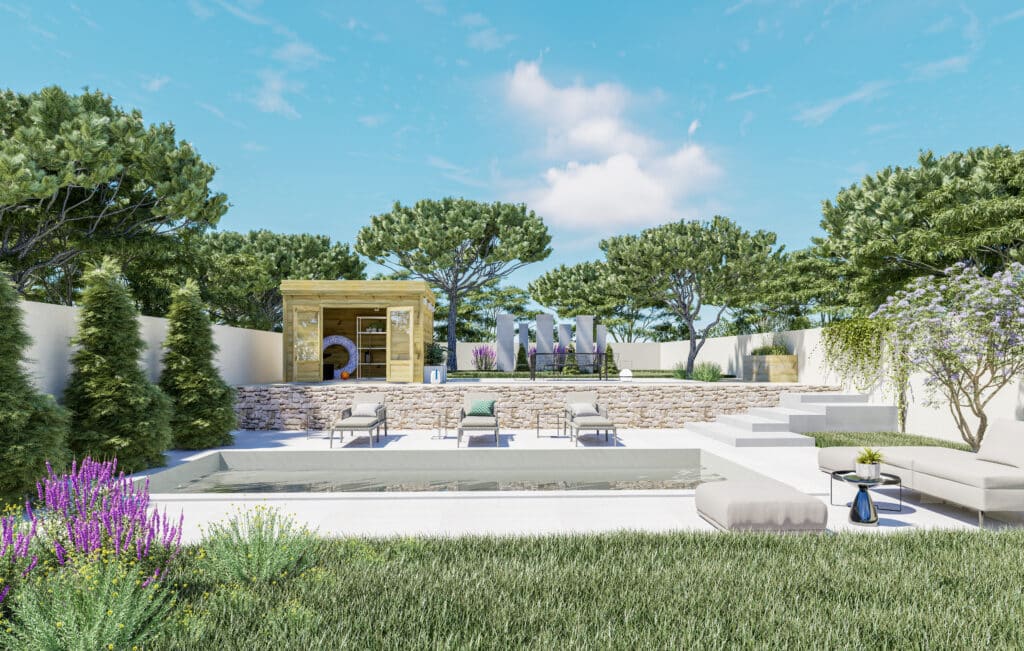 Jardin bois