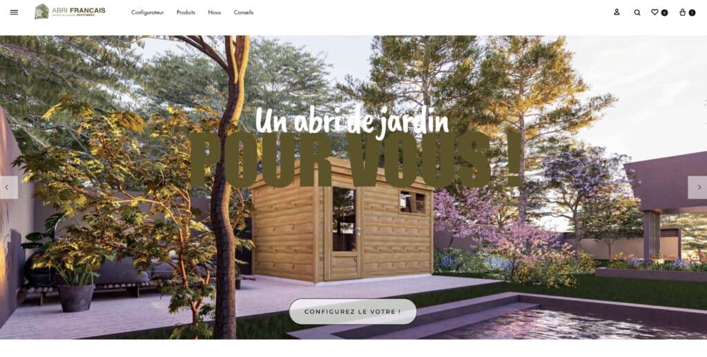 Que diriez-vous de faire l’acquisition d’un abri de jardin fabriqué en France entièrement configurable ? Désormais, il ne s’agit pas d’une utopie, mais bel et bien d’une réalité en faisant confiance à l’Abri Français. Il s’agit d’un fabricant reconnu pour sa qualité, mais également pour sa tarification parfaitement abordable. Le secret de l’Abri Français repose sur sa fabrication, vous permettant d’avoir un rapport qualité prix imbattable. Chaque abri est conçu selon vos besoins, ce qui vous permet de personnaliser chaque détail, du plancher à la toiture. Cette flexibilité vous garantit un résultat unique et parfaitement adapté à votre extérieur.