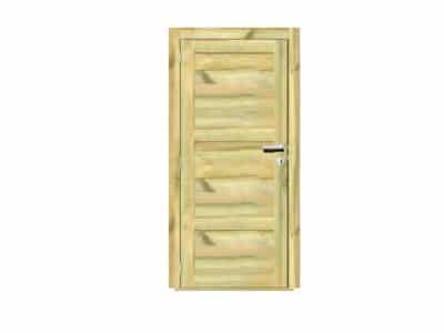 Porte Pleine Bois Traité Autoclave de 45 mm