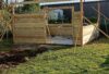 abri de jardin en bois, étapes pour installer un abri, pose, construction