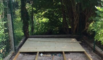Quelle fondation à utiliser pour un abri de jardin ?