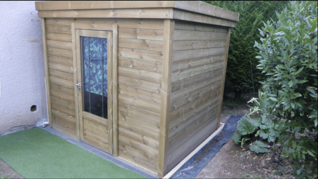 Avis client abri jardin bois