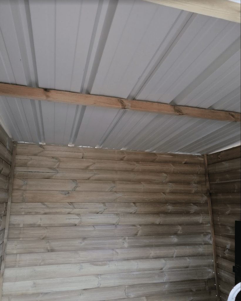 Avis client abri jardin bois