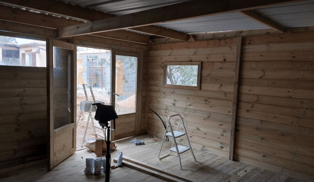 Avis client abri jardin bois