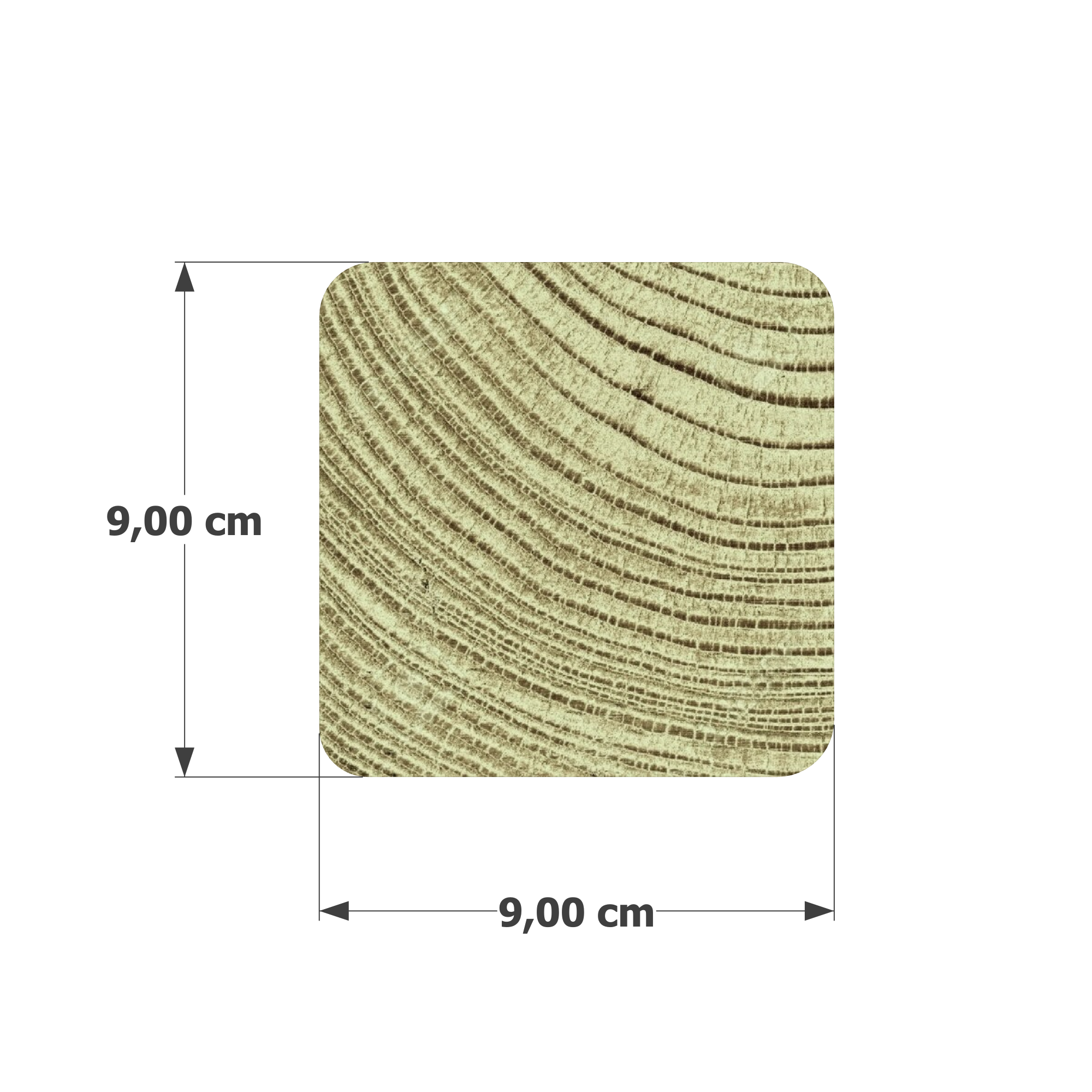 👉 Optez pour un poteau robuste et durable avec notre section 90x90 mm en pin sylvestre autoclave vert classe 4 ! 💪