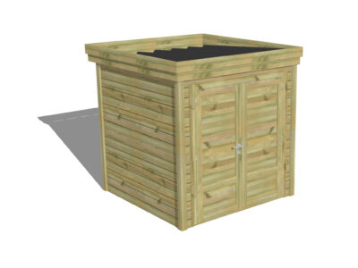 ATELIER DE JARDIN / Porte double Pleine