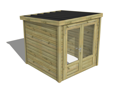 Abri de jardin Essentiel -  / Porte double vitrée