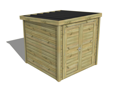 Abri de jardin Essentiel -  / Porte double pleine
