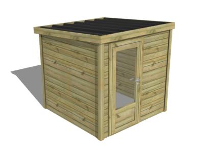 Essentiel - Porte simple vitrée