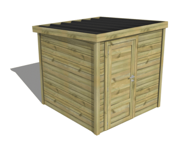 Abri de jardin Essentiel - Porte simple pleine