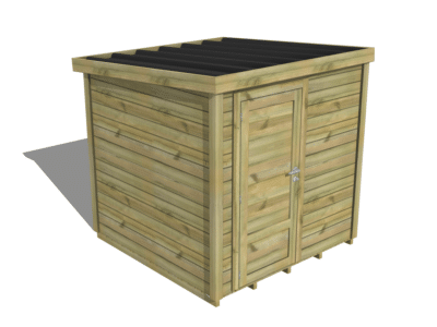 Abri de jardin Essentiel - Porte simple pleine | Plancher