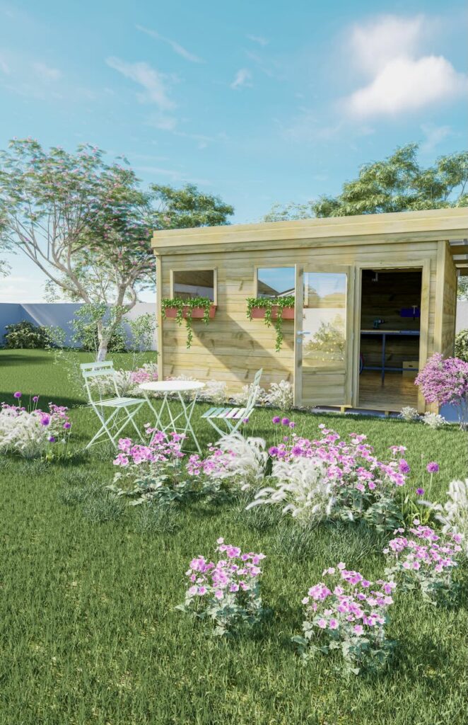 abri de jardin (protéger soleil)