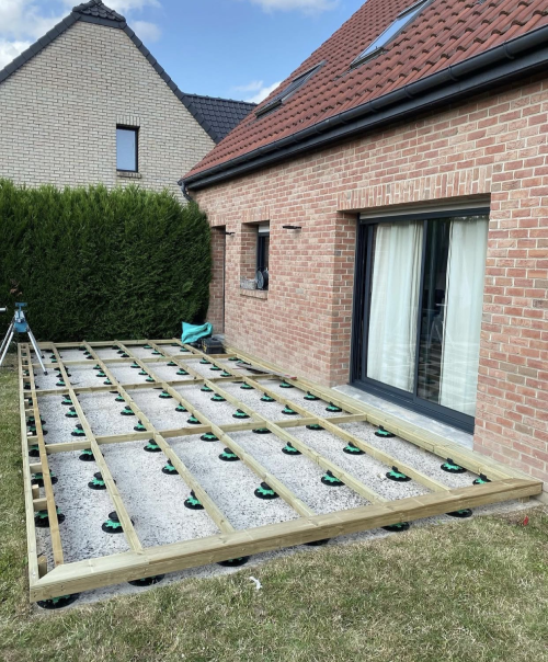 Service de pose - terrasse