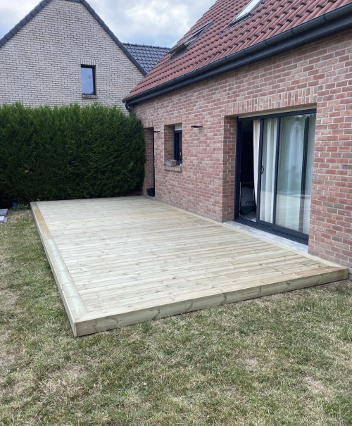 Service de pose - terrasse