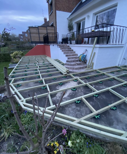 Service de pose - terrasse