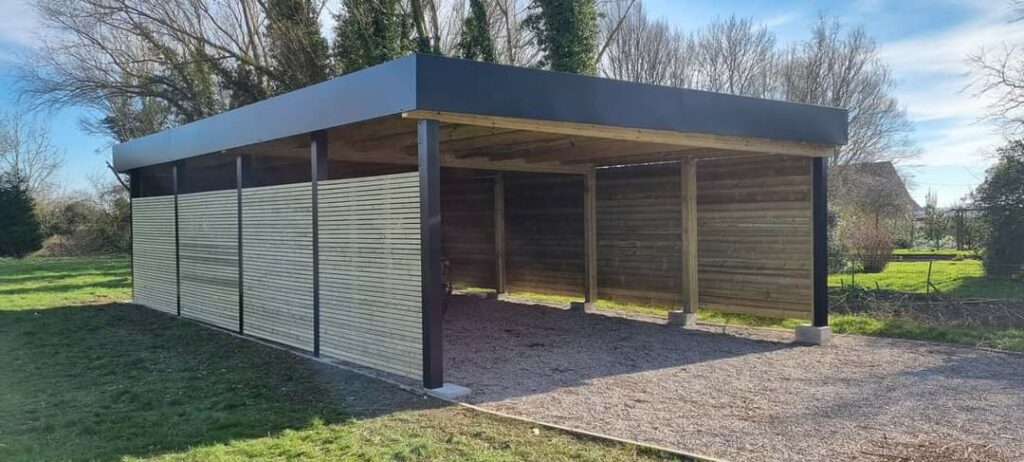 Carport bois sur mesure pin sylvestre autoclave