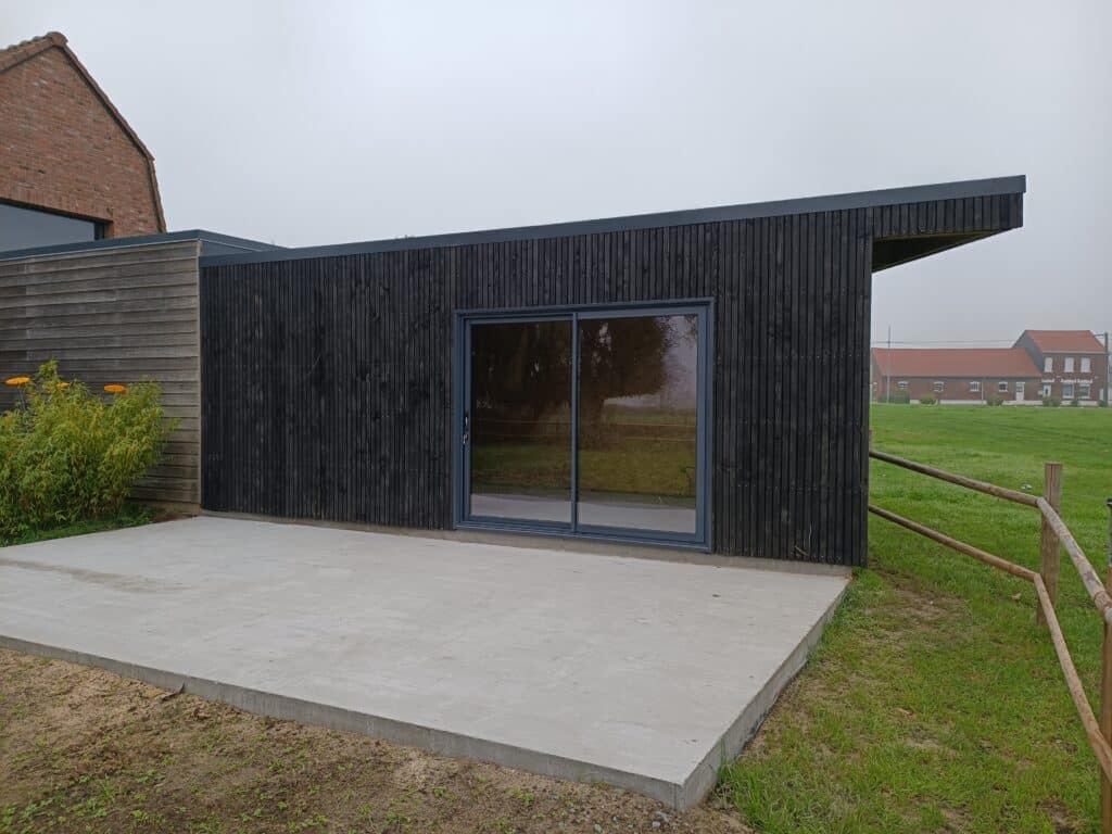 Studio de jardin habitable bois sur mesure