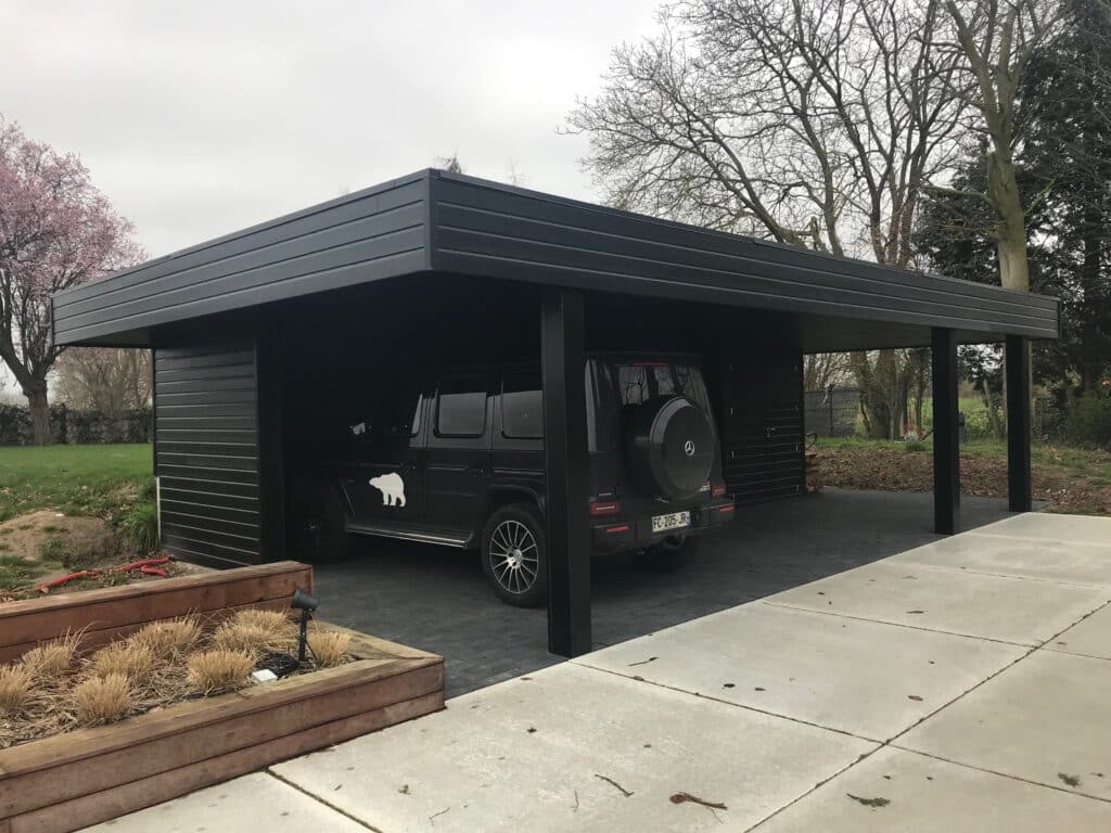 Pool-house bois sur mesure réalisation
