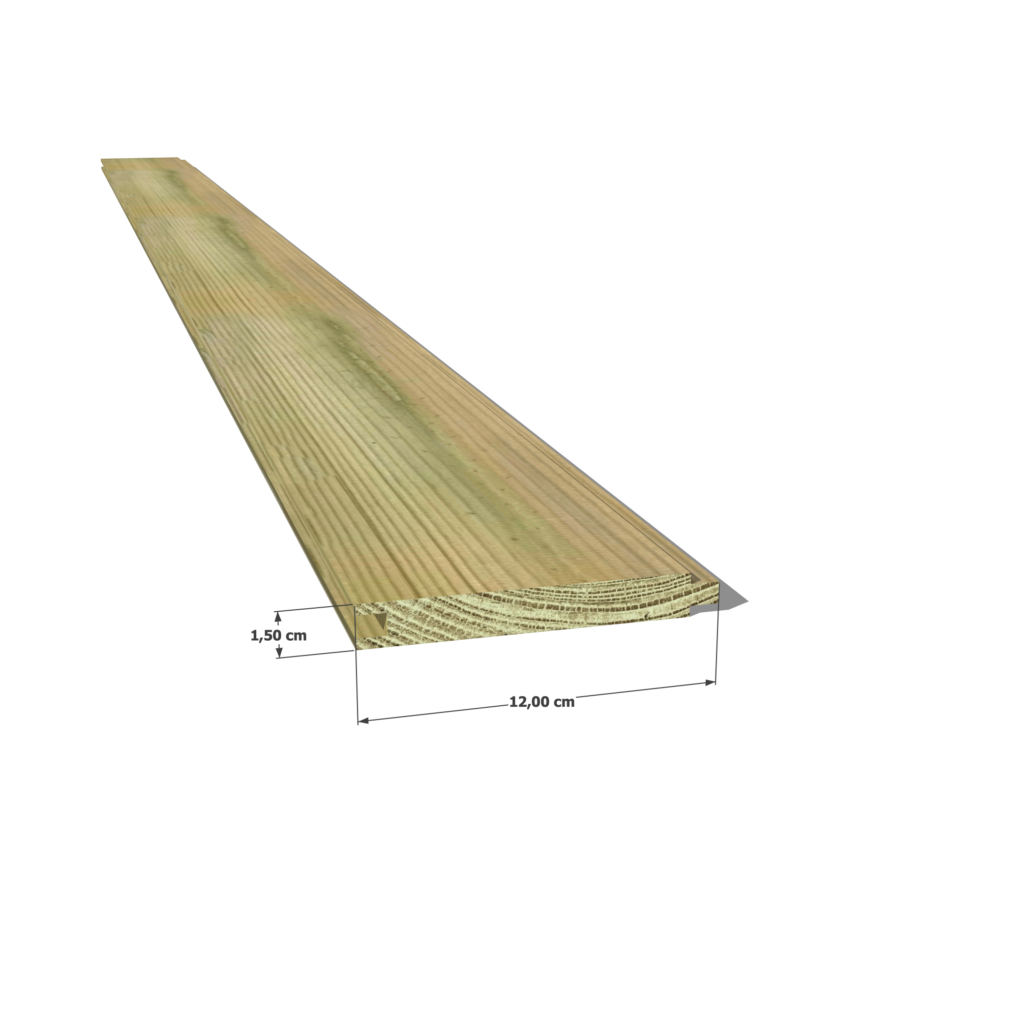 👉 Optez pour une planchette emboîtable robuste et esthétique avec notre section 15x110 mm en pin sylvestre autoclave vert classe 4 ! 💪