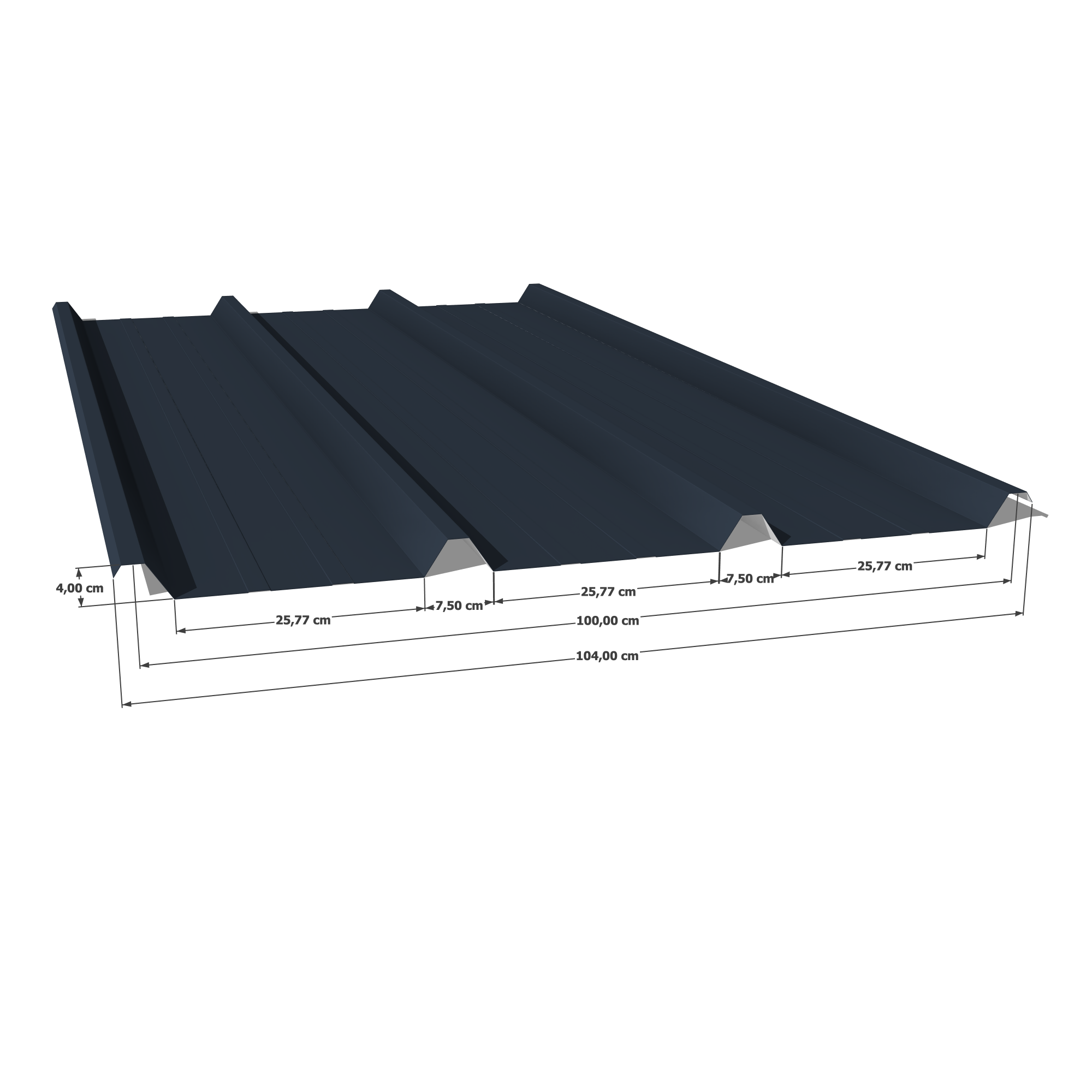 👉 Optez pour un bac acier robuste et esthétique avec notre modèle RAL 7016 – 63/100 – 5 ondulations ! 💪