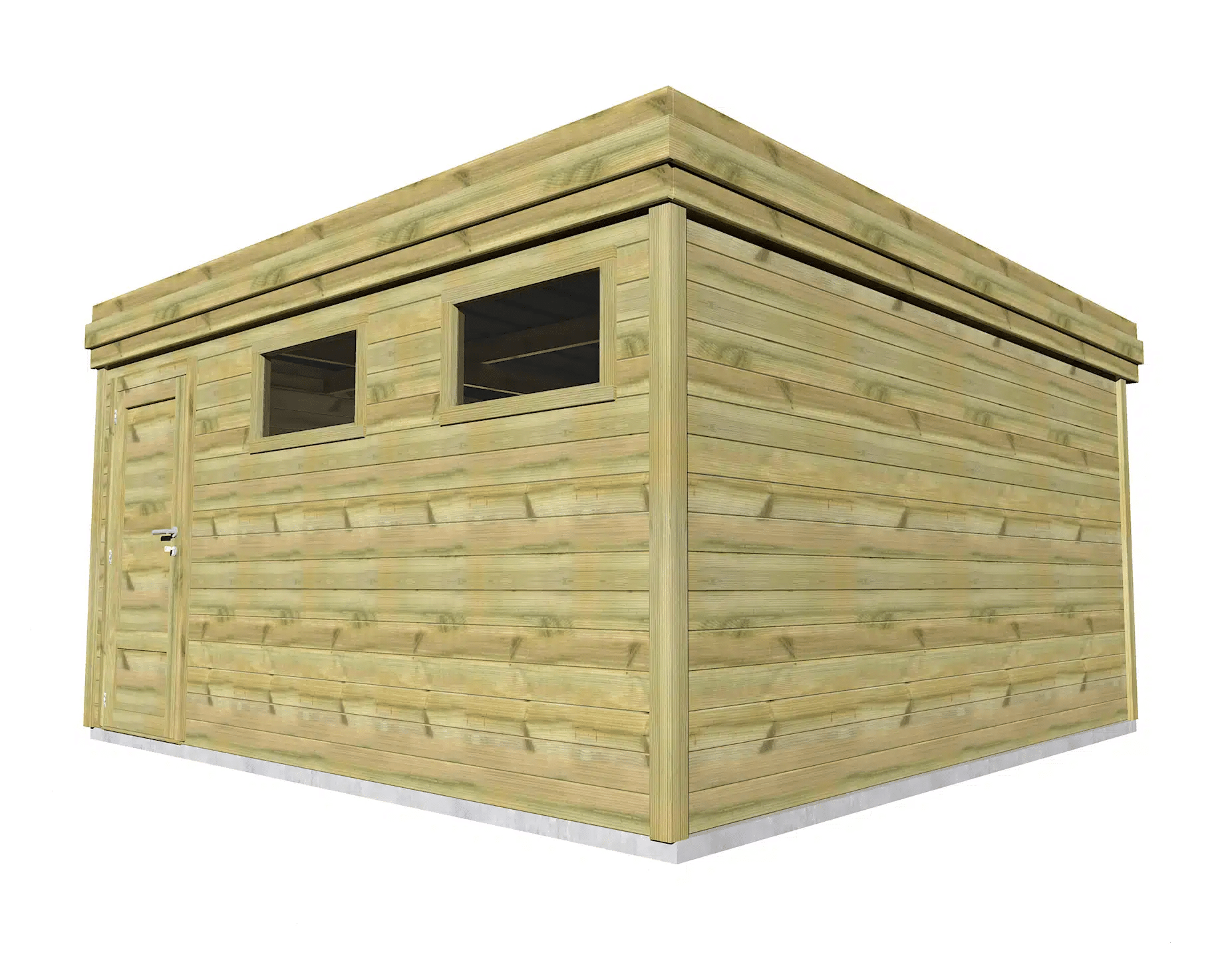 Abri de jardin bois Abri Français — modèle moyen