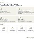 Planchette en pin sylvestre traité autoclave classe 4 – Section 15x110 mm, en bref, Abri Français