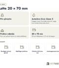 Latte en pin sylvestre traité autoclave brun classe 3 – Section 20x70 mm, en bref, Abri Français