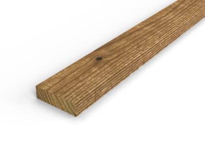 Latte en pin sylvestre traité autoclave brun classe 3 – Section 20x70 mm, vue principale, Abri Français