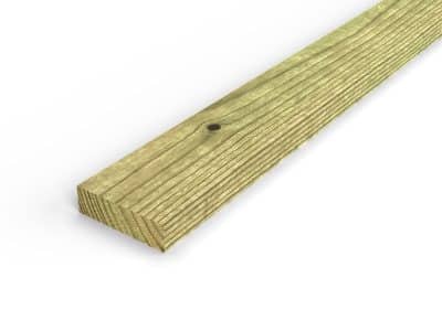 Latte 20x70 verte en pin sylvestre traité autoclave, rabotée : pièce seule