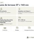 Lame de terrasse en pin sylvestre traité autoclave vert classe 4 – Section 27x145 mm, en bref, Abri Français