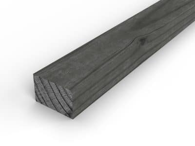 Tasseau en pin sylvestre traité autoclave noir – Section 28x42 mm, vue principale, Abri Français