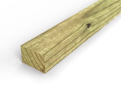 Liteau en pin sylvestre traité autoclave vert classe 4 – Section 28x42 mm, vue principale, Abri Français