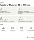 Madrier / Chevron en pin sylvestre traité autoclave vert classe 4 – Section 45x145 mm, en bref, Abri Français