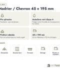 Madrier / Chevron en pin sylvestre traité autoclave vert classe 4 – Section 45x195 mm, en bref, Abri Français