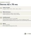 Chevron en pin sylvestre traité autoclave vert classe 4 – Section 45x70 mm, commande et livraison, Abri Français