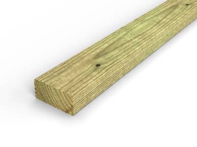 Chevron en pin sylvestre traité autoclave vert classe 4 – Section 45x95 mm, vue principale, Abri Français