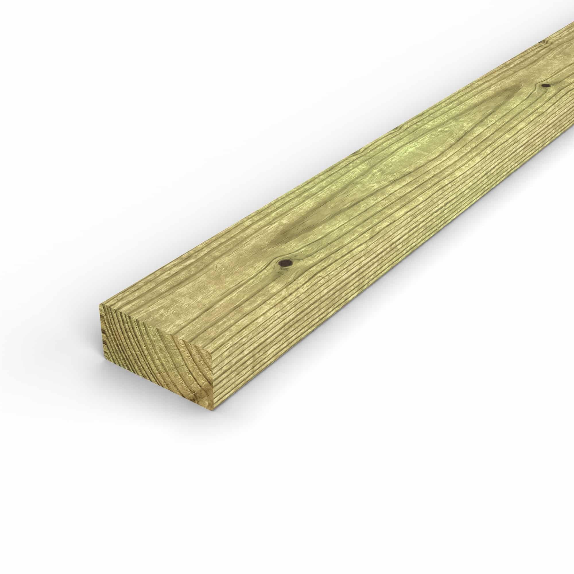 Chevron en pin sylvestre traité autoclave vert classe 4 – Section 45x95 mm, vue principale, Abri Français
