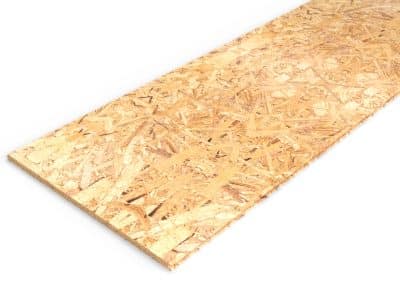 Panneau OSB 3 rainuré-languette – Dimensions 590x2440 mm – Épaisseur 18 mm, vue principale, Abri Français