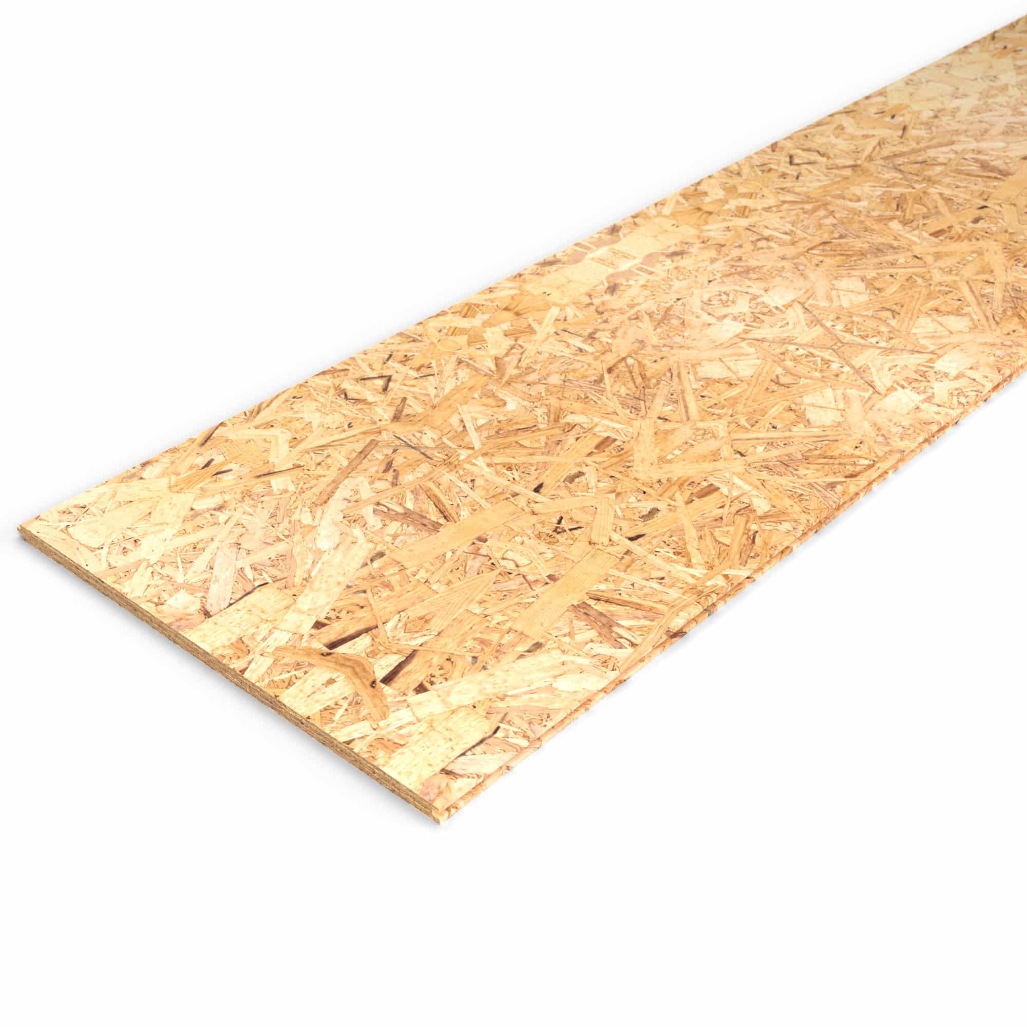 Panneau OSB 3 rainuré-languette – Dimensions 590x2440 mm – Épaisseur 18 mm, vue principale, Abri Français