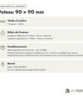 Poteau en pin sylvestre traité autoclave vert classe 4 – Section 90x90 mm, commande et livraison, Abri Français