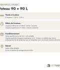 Poteau en pin sylvestre profil L traité autoclave vert classe 4 – Section 90x90 mm L, commande et livraison, Abri Français