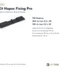Fixation invisible Hapax Fixing Pro, boîte de 100 clips et 300 vis : boite ou ensemble