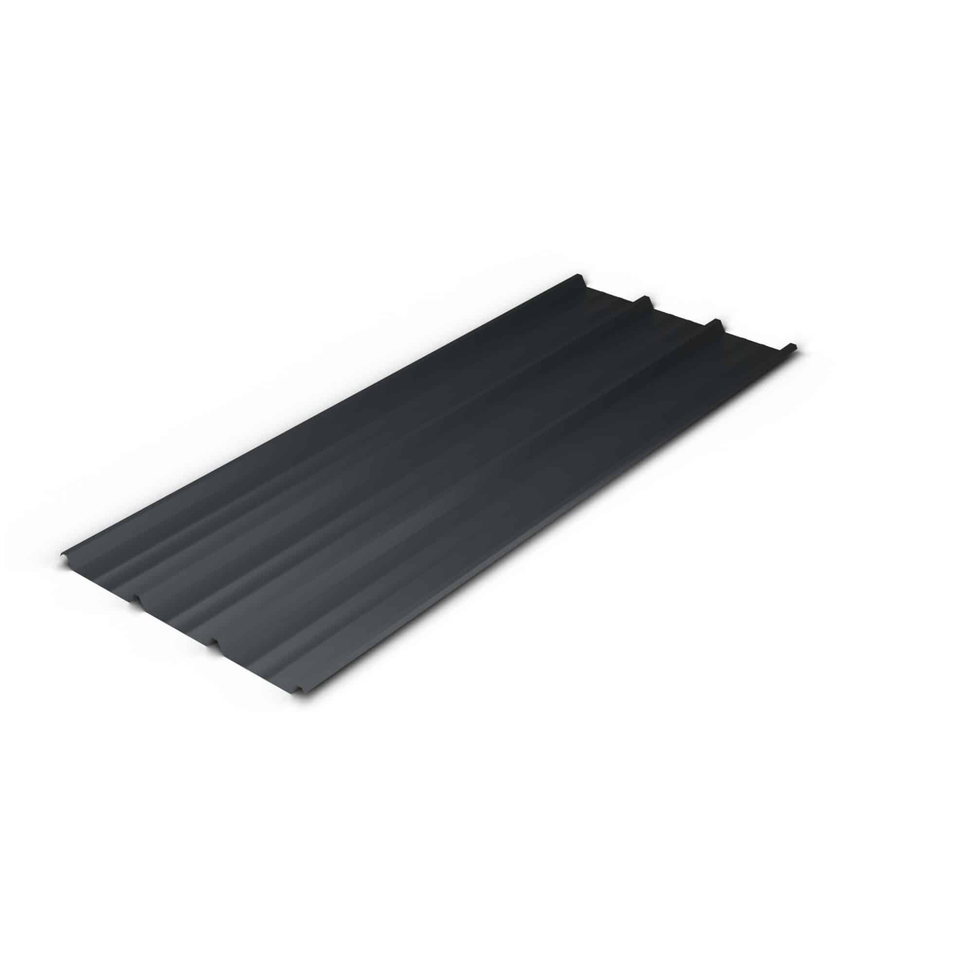Bac acier gris anthracite RAL 7016 – Épaisseur 63/100 – 5 Ondulations, vue principale, Abri Français