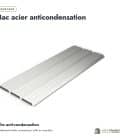 Bac acier gris anthracite RAL 7016 – Épaisseur 63/100 – 5 Ondulations, bois de bout, Abri Français