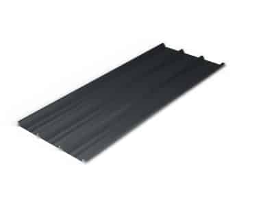 Bac acier anti-condensation anthracite RAL 7016, 63/100, 1000 mm utiles : pièce seule
