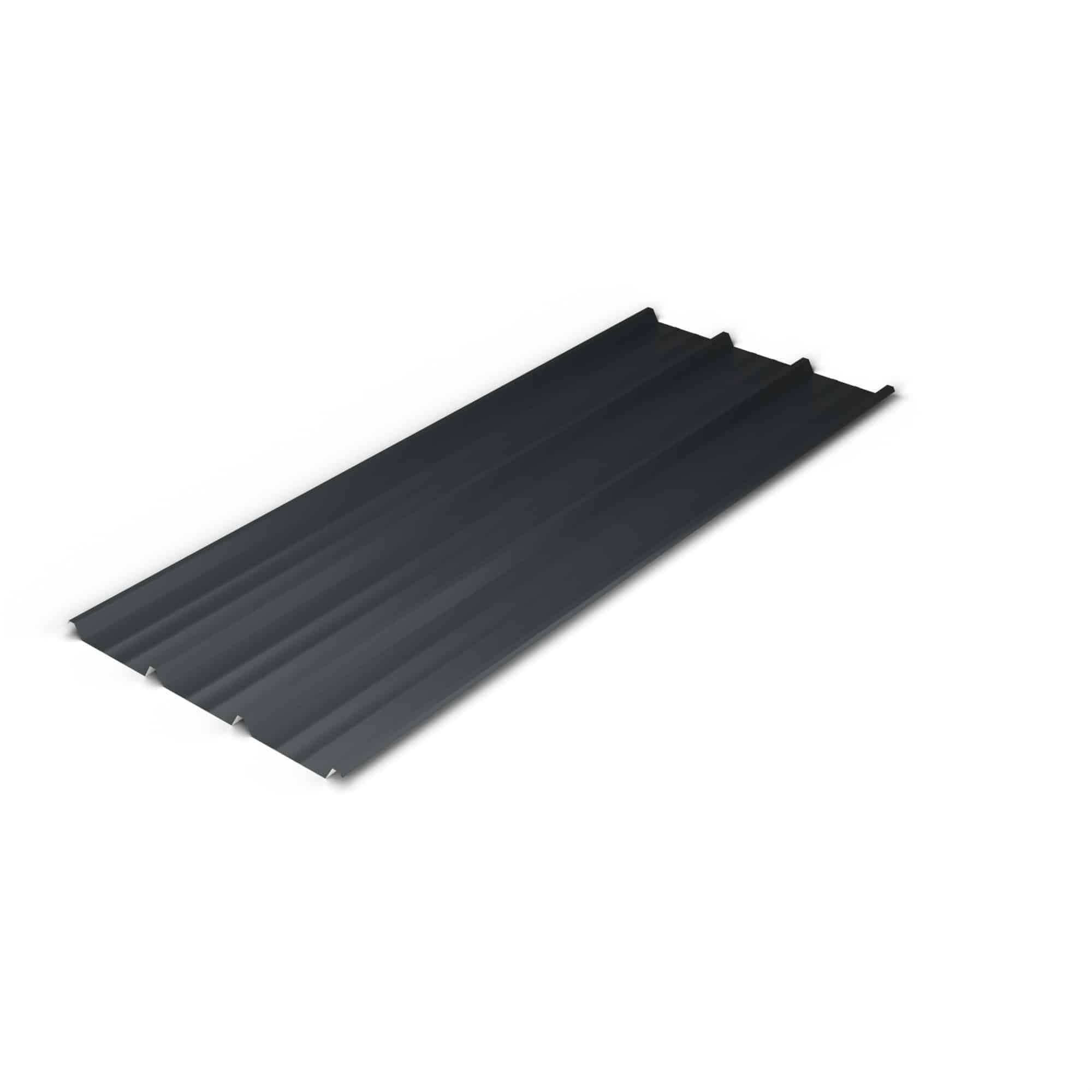 Bac acier gris anthracite RAL 7016 – Épaisseur 63/100 – 5 Ondulations, vue principale, Abri Français